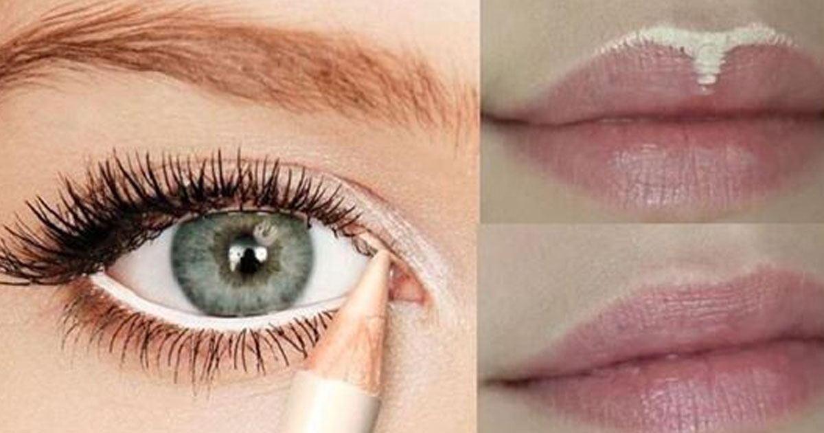 Белый карандаш для глаз как пользоваться фото до и после